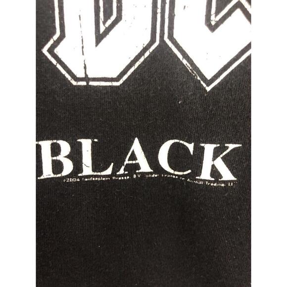 AC/DC Back In Black BAND T Shirt Black Vintage 2004 Concert T Shirt XL One sided - Picture 4 of 9